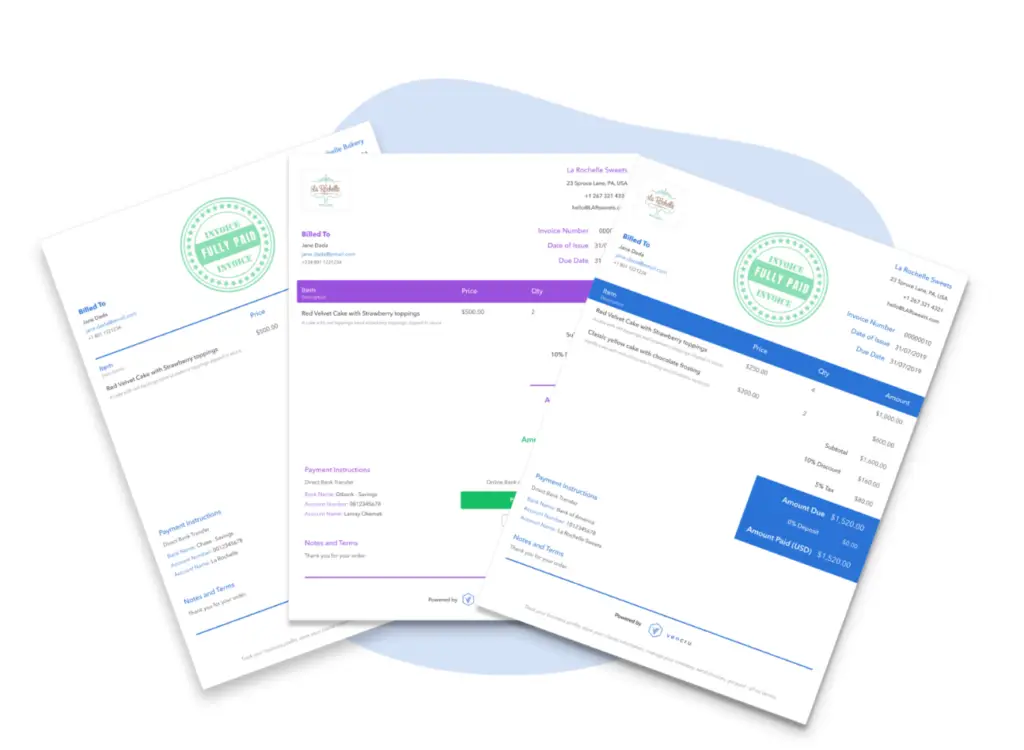Free Invoice Templates